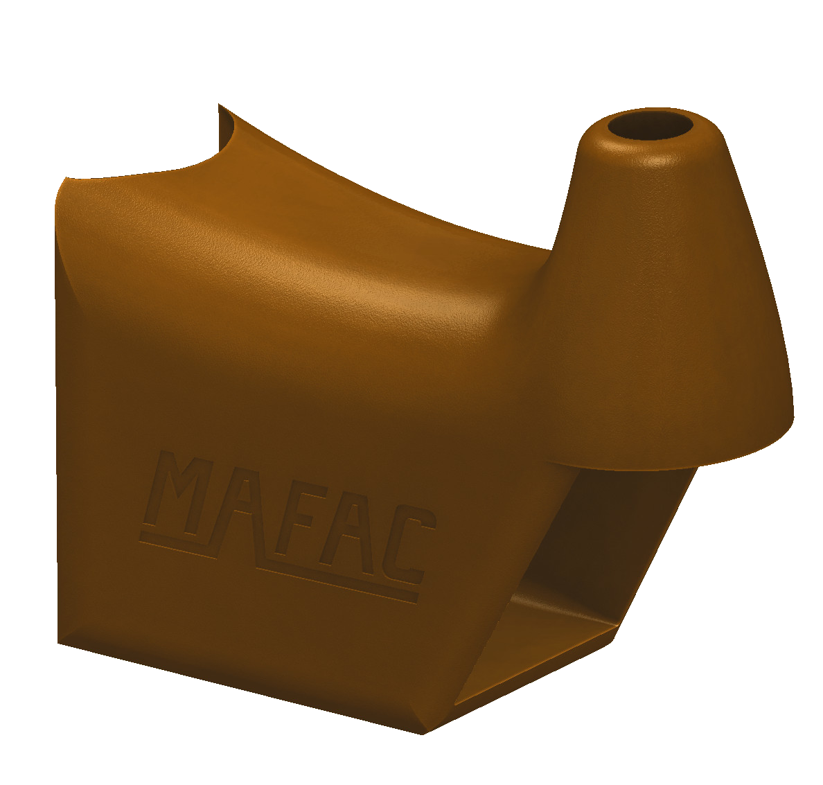 A VENIR - Repose main enveloppant pour cocottes de frein MAFAC Marron (la paire)