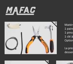 Notice pour le remplacement du repose-main sur cocotte de frein (poignée de frein) MAFAC